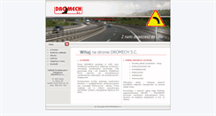 Desktop Screenshot of dromech.com.pl