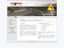 Tablet Screenshot of dromech.com.pl